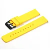 Bekijkbanden Siliconenband 16 mm 18 mm 20 mm 22 mm Watchbanden 24 mm zachte snelle rubberen rubberriem geschikt voor Samsung Strapl2404