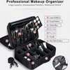 Bolsa de maquiagem Bolsa de cosméticos Profissional Caso de maquiagem à prova d'água Makeup Make Up Organizer GRANDE CAPACIDADE Bolsa de viagem de viagem 240408