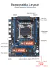 Материнские платы Huananzhi QD4 x99 Материнс набор с Combo Kit Xeon LGA20113 E5 2670 V3 16GB 3200 МГц (2*8GB) DDR4 Настольная память NVME USB 3.0