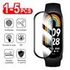 9D Film Glass For Xiaomi Mi Band 8 7 Pro Process Protector Miband 6 5 4 Smart Watchband Film ochronny (nie szkło)