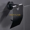 Toilet Paper Holders Hotaan Stainless Steel Kitchen Bathroom Towel Dispenser Toilet Black Paper Holder Bathroom Accessories 10992-H 240410