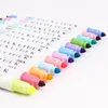 Multicolour Single/Double-End Highlighter Pen Pastel Liquid Marker Fluorescen Highlighters Watercolor Drawing Pen School 04428