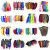 Multicolour Combinations Goose Ostrich Feathers Crafts Plumes Pheasant Chicken Turkey Peacock Feather Fly Tying Materials Decor