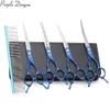 6,5 "7" 440c Blue Color Dog Grooming Kit