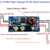 2,1A Convertitore Ebike DC-DC ad alta tensione Modulo regolatore step-down 80V 72V 64V 64V 60V 48V 36V 24V a 15V 12V 9V 6V 5V 5,3V