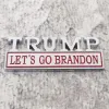 Let's Go Metal Brandon Edition Car Sticker Badge Decoration 4 Colors 0410