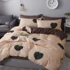 Abd-lisonfaldes king size de tamanho de cama conjunta acessível e durável Conjuntos de cama de edredom conjunto de placas de edredão com folhas planas