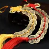 Chinese Feng Shui Lucky Wealth 3/6/8/9/10 Coins pour voiture à domicile Poud-Tassel Dropshipping