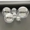 24 balls/lot DIY 80mm Christmas Tree Hanging Ball Transparent Acrylic Ball Clear Plastic Fillable Ball Ornament