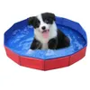 Hund simbassäng fällbar husdjur pool badbad badkar badkar husdjur hopfällbar badpool för hundar katter barn grossist