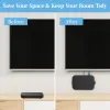 Box Homemount Wall Mount Bracket for Sky Q Mini TV Box Shelf Holder SelfAdhesive Househood Indoor Saving Space Accessories Black