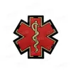 Star of Life Medical Patch EMT Patches Morale Morale Pvc USA Army Baidges Guma Hook do czapki worku kurtki