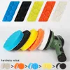 3/4/5/6/7 tum bildetaljer Polering Buffing Sponge Pads Kit Wool Waxing Cutting Pads For Headlight Polisher Cleaning Wash