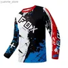 Велосипедные рубашки Tops 2022 Новый мотокросс с марионированием MX MX Cycling Mountain Bik