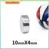 10/20/50/100/150/200pcs 10x4 mm Disque Strong puissant aimants magnétiques N35 10x4 mm Small Round Neodyme Permanent Magnet 10 * 4