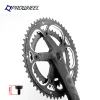 PROWHEEL OUNCE-521-N Road Bike Square Hole Crankset 170mm 130BCD 53/39T Double Chainrings Sprockets Road Bicycle Crank Set