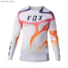 Cycling Shirts Tops Mountain Cycling Jersey Bat Downhill Jersey Motocross Camiseta Downhill Ropa al aire libre Y240410
