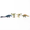 8st plast Tiny Dinosaur Figures, detaljerad textur Miniatyr Dino Figurer Cake Topper Toy Set Christmas Birthday Present till barn