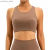 Yoga Outfits Back Sexy Sport BH Schockdichte Fitnessstudio BH Frauen Tanktop Weich Yoga BH Stretch Women Sport Unterwäsche Training Fitnessstudio Top Women Weste Y240410