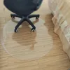 Tapis de tapis en PVC rond étanche à table transparente de cuisine transparente couvercle de table de table à la maison en verre de table en tissu doux 1,0 mm