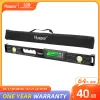 Huepar Protractor Electronic Digital Display Level Meter 360° Spirit Level With Magnetic Vertical Horizontal Bubble Inclinometer