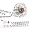 Bike Bicycle Chain 8 9 10 11 12 Speed Velocidade 116 Links Plating Silver Bicycle Parts for MTB Mountain Bike 24 27 30 33 Speed