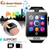 Relógios Bluetooth Smart Watch With Camera Men Men Smartwatch para SIM TF Slot Fitness Atividade Tracker Sport Watch Watches Android