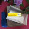 7x10 cm (2,8 x 3,9 ") Offene obere matte Aluminiumfolie Heizdichtung Vakuumverpackung Packaging Beutel Mylar Food -Aufbewahrungspaket für Snack Kaffee LL