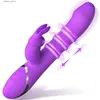 Andra hälsoskönhetsartiklar kaninsträngande roterande dildo vibrator för kvinnor telesik klitoris stimulering vaginal massage kvinnliga vuxna leksaker för vuxna l410