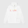 Edition Designer Cel Women Cl and Men Hoodied Hoodied Hoodie High Hooded Rainbow Lettera Terry Magli