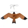 1,2 m vliegende vlieger, 120x65cm gemakkelijk te vliegen Bird Repelling Kite Kids Toys Scary Bird Kite Drive Bird Kite voor Garden Park Beach