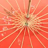 Chińskie czerwone parasol Brzoskwini Blossom Sun Parasols Bamboo Paper Craft Parasol Tradycyjne taniec Parasol Wedding Props 55 cm