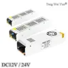 AC DC 24V 12V Mini Convertitore di alimentazione Switching Alimentatore Switching AC-DC 85-265V a 12V 5A 10A 15A 20A 30A Driver LED