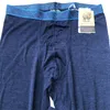 100% Merino Wool Men's Long Johns Rouphe calça menselador de lã Merino Baselayer Merino Lã de lã de fundo térmico térmico Tamanho do euro