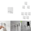 Self Adhesive Storage Hook Hanger Wall Mount Power Plug Socket Holder Kitchen Bathroom Hanging Organizer Waterproof Stealth Hook