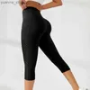 Yoga tenues shorts sportifs pantalon cultivé femelle fitness nudity hauteur hanche lift running yoga pochets latérale collants sèches de sport de gymnase sèche y240410