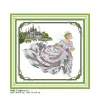 Fairy Series Printed Cross Stitch Kit 11CT Stamped 14ct Counted Canvas Fabric Needle and Thread Thread Brodery Diy Sy Set present