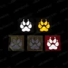 IR K9 Dog Handler Paw USA vlag Infrarood Tactische patch Applique met haaklusbevestiging Backing voor dierenvesten harnassen