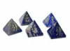 1 pièce Chakra Rose Quartz Amethyst Black Obsidian Pyramid Gravé Crystal Balance Usui Reiki Symboles