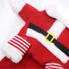 Christmas Pet Costume Father Christmas Cute Clothes for Large Dogs Super Funny Labrador Golden Retriever Christmas Clothes