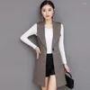 Abiti da donna Plus size S-3xl Donne Donne Long Sleevevelette Blazer Slim Mot Skite Fashion Office Gestinaia Osservatura Autunno primaverile Autunno