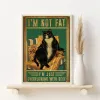 Винтажный плакат черной кошки твои прикладные салфетки Крафт Бумажные плакаты не забудь
