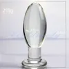 Grand 45 mm Crystal Butt Plug Vagin Ball Pyrex Glass anal perle adulte Sex Toys for Women Men Masturcateur gay