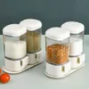 Push-type Metering Kitchen Seasoning Pot Rotate Spice Salt Pepper Container Box Kitchen Storage Tool