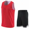 Les ensembles de maillots de basket-ball à double face côté personnalisent le numéro 23 Tops Tops Sports Sports Oniforme de basket-ball réversible