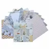 Hiver Merry Christmas Series Scrapbooking Paper Pack Craft Paper Art Carte Carte Card de 6 "x 6" 24 feuilles / pack