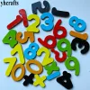 26pcs/lot.0-9 Nummers koelkast magneet wiskunde speelgoed leer je eigen intelligentie speelgoed diy puzzelspellen zelfleren verjaardagscadeaus oem