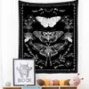 Psychedelische vlindertapijtwand hangende tarot hekserij tapiz hippie bohemian -stijl mysterieuze esthetiek kamer huisdecoratie