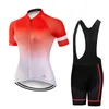 Ensemble de maillot de cyclisme à manches courtes à manches courtes d'été Vêtements à vélo de cycle