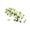 Decorative Flowers 18Pcs Artificial Fashion Delicate DIY Rose Lily Fake Wedding Garden For Household